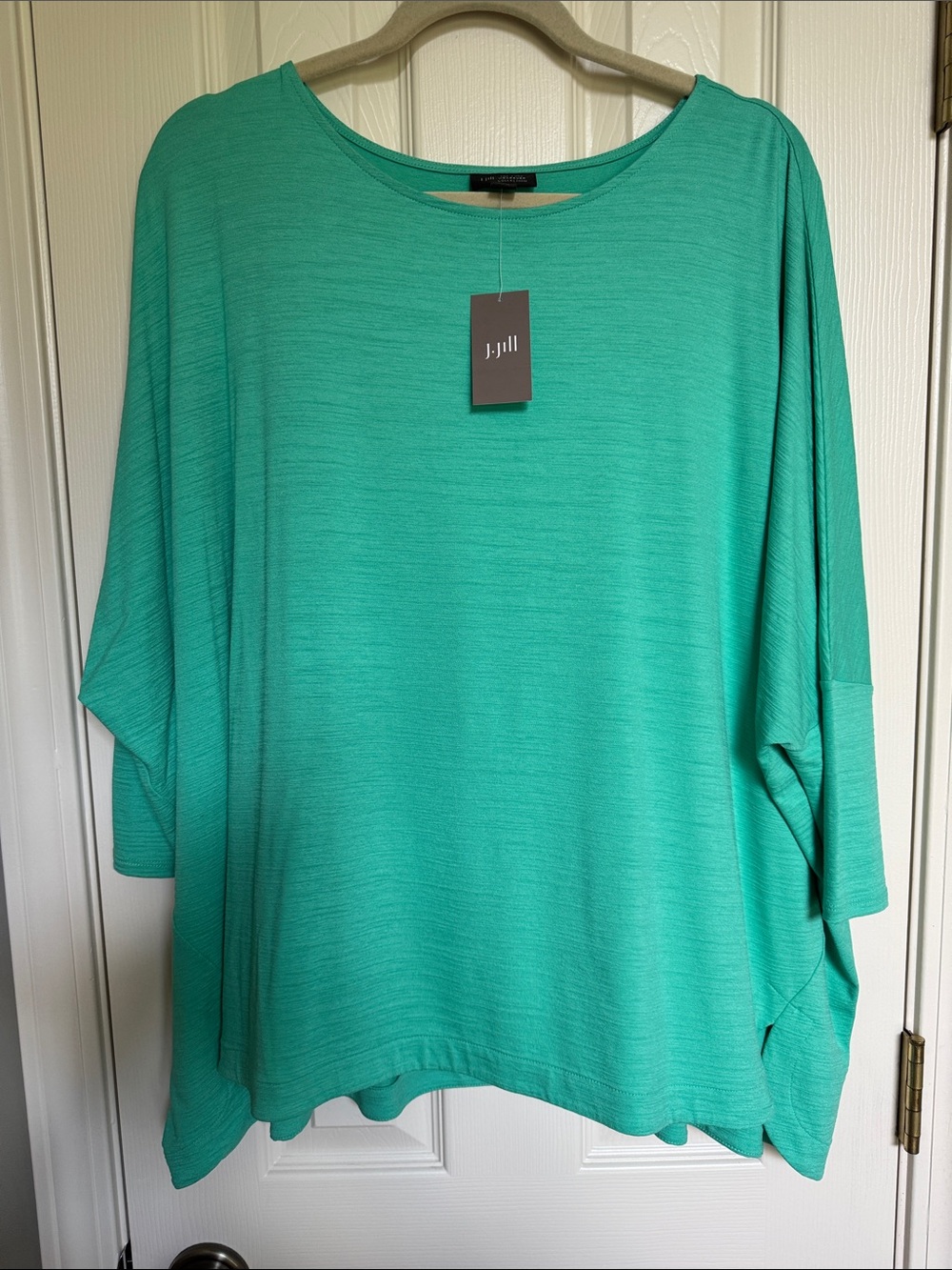 J. Jill Relaxed Mint Julep Green Tunic Top